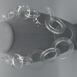 5 for $25! Elegant Clear Acrylic Necklace